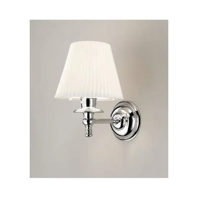 Светильник для ванной Devon&Devon PLISSE DEPLISSECR хром/белый, абажур Bone China