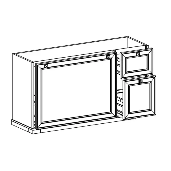 База под раковину Arbi AUGUSTO L165M (890VX) -P02 структура - carruba opaco, ручки - p02 хром