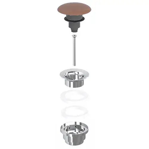 Донный клапан Cielo PIL01.NI NINFEA/хром