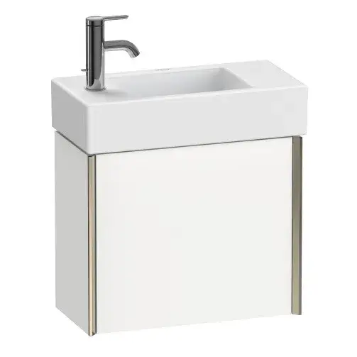База под раковину Duravit XViu XV4232LB118 белый матовый-18/рама champagne матовый-B1