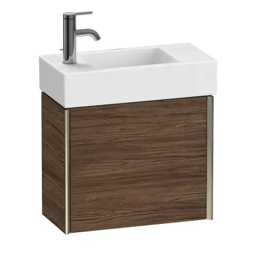 База под раковину Duravit XViu XV4232LB121 Walnut Dark-21/рама champagne матовый-B1