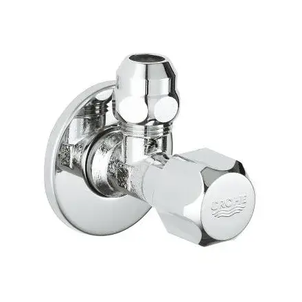 Вентиль угловой (цанга), 4.8*6.2*h4.8, хром