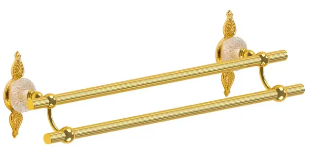 Держатель для полотенец Cristal&Bronze CYGNE FLAMANT C46-D1-509 золото