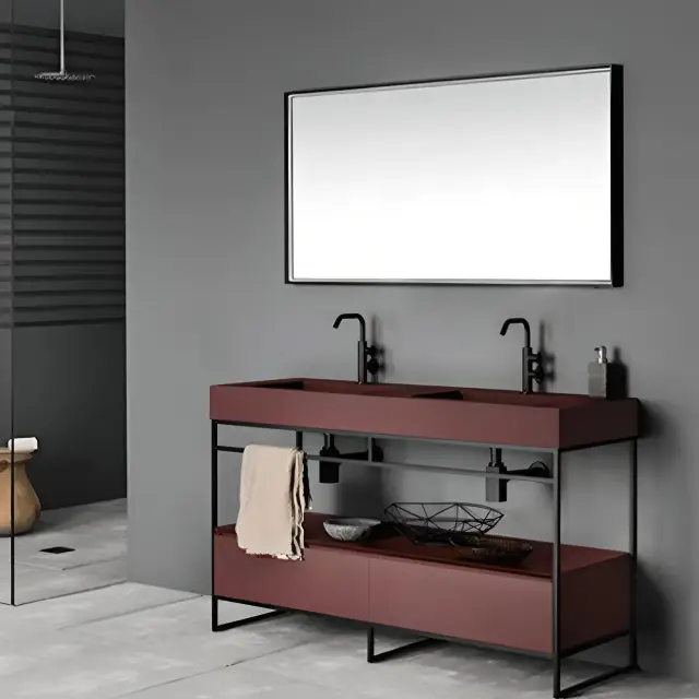 Зеркало для ванной Arbi HIDE S890 nero