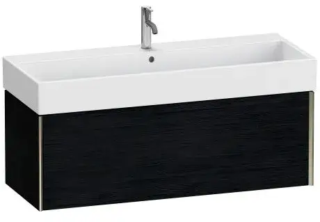 База под раковину Duravit XViu XV42380B116 Black Oak-16/рама champagne матовый-B1