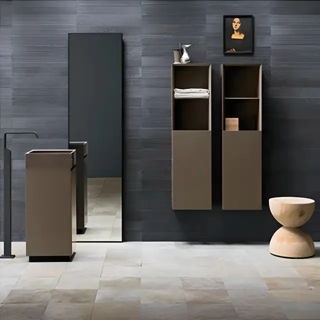 Зеркало для ванной Arbi SLIM S791 nero