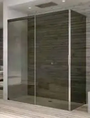 Ограждение в нишу Duka Aqua 5000 XTN2 L SB3 AQ10 CSH ACS Protec хром