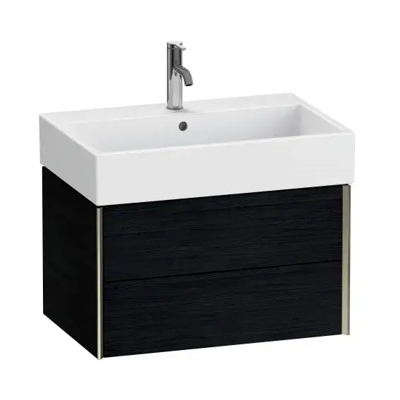 База под раковину Duravit XViu XV43350B116 Black Oak-16/рама champagne матовый-B1
