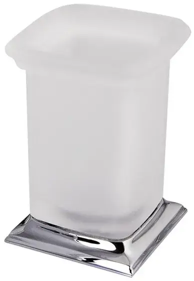 Стакан Colombo Design Portofino B3241 хром/белый