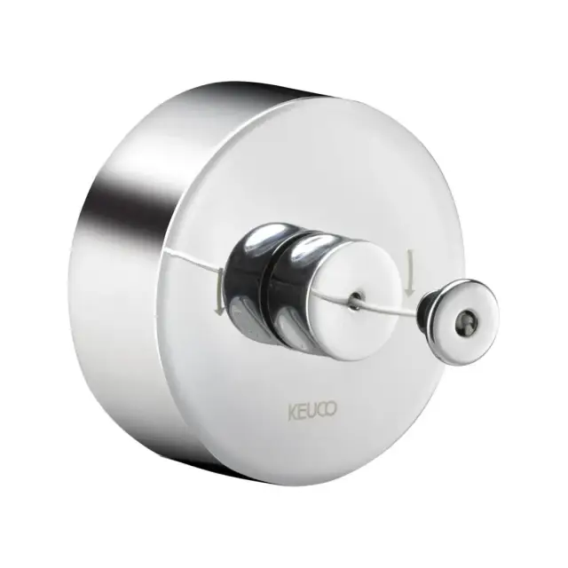 Веревка для белья, в комплекте с держателем 7.9*280*h7.9, нержавеющая сталь/хром