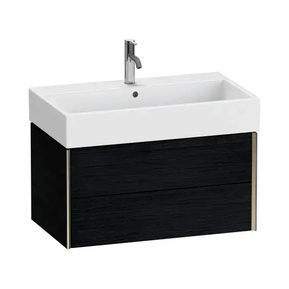 База под раковину Duravit XViu XV43360B116 Black Oak-16/рама champagne матовый-B1
