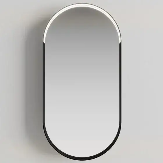 Зеркало для ванной Arbi DAFNE S518 nero - матовый черный