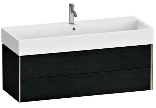 База под раковину Duravit XViu XV43380B116 Black Oak-16/рама champagne матовый-B1