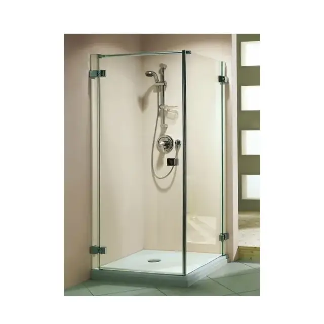 Ограждение в нишу Duka Pura 5000 TW 1L 1000 CSH A10 Protect + W1 R 1000 CSH A10 Protect хром глянцевый (CSH) /стекло прозрачное (A10) protect, 6 мм, ручка - aura (G02)