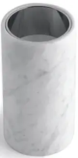 Стакан Bertocci CARRARINO 124.4700.6050 мрамор Carrara/никель матовый