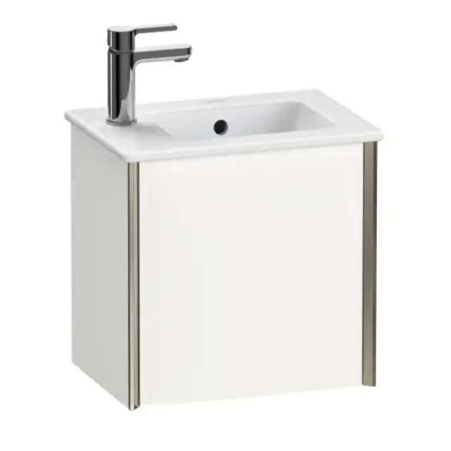 База под раковину Duravit XViu XV4024LB118 белый матовый-18/рама champagne матовый-B1