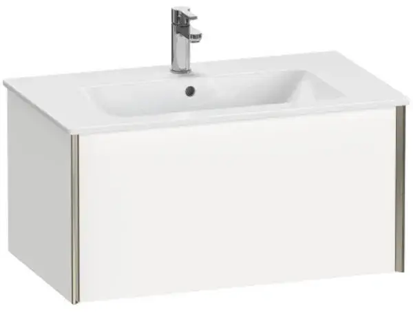 База под раковину Duravit XViu XV40260B118 белый матовый-18/рама champagne матовый-B1