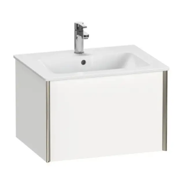 База под раковину Duravit XViu XV40250B118 белый матовый-18/рама champagne матовый-B1