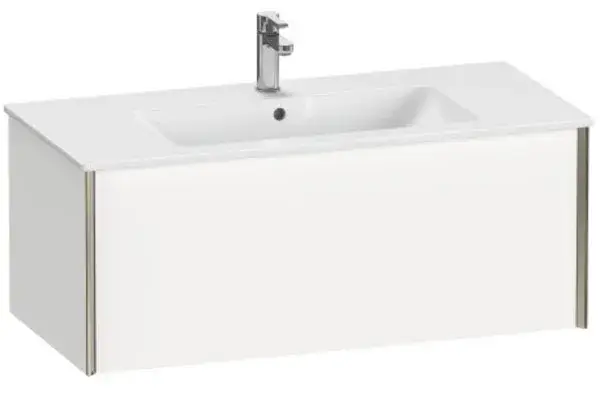 База под раковину Duravit XViu XV40270B118 белый матовый-18/рама champagne матовый-B1