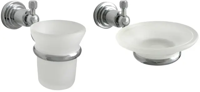 Мыльница Nicolazzi ARENA 1487NL44 + 1488NL44 никель/белый