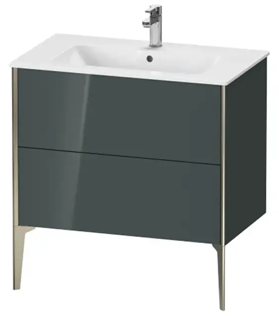 База под раковину Duravit XViu XV44820B238+XV971500000 M38 Dolomiti Grey High Gloss Lacquer