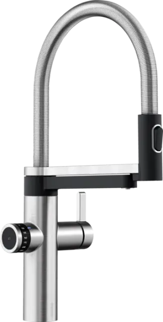 Смеситель для кухни Blanco DRINK.FILTER EVOL-S PRO 526311 сталь PVD
