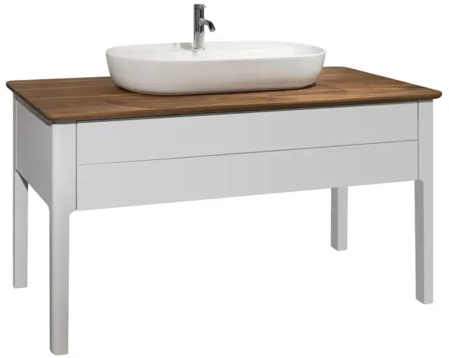 База под раковину Duravit Luv LU956103636+LU946107777+UV982707777 белый матовый