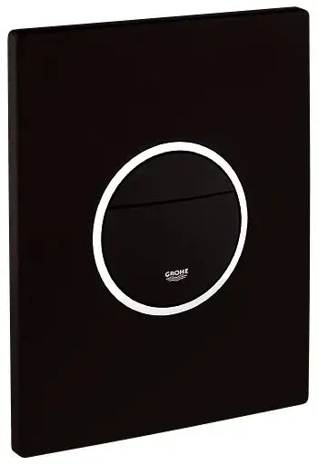 Панель смыва, 15.6*1.1*h19.7, черный