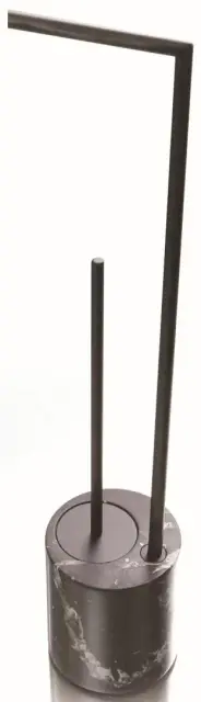 Ершик туалетный Bertocci CARRARINO 124.4420.0800 мрамор Marquina/матовый черный