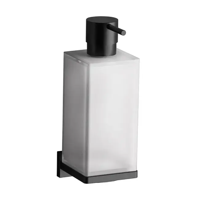 Дозатор Colombo Design LOOK B9316.NM Черный матовый/стекло матовое