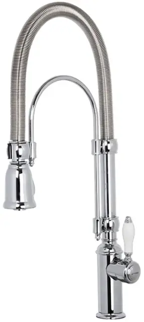 Смеситель для кухни Carlo Frattini Herend cucina F7030SN никель