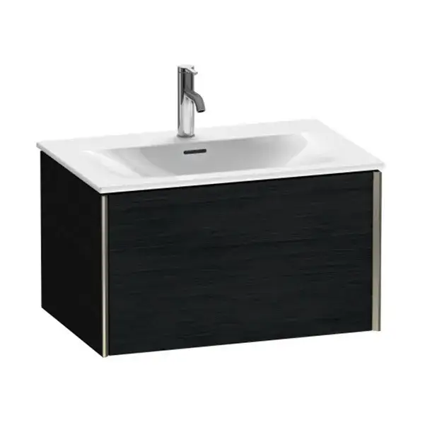 База под раковину Duravit XViu XV40330B116 Black Oak-16/рама champagne матовый-B1