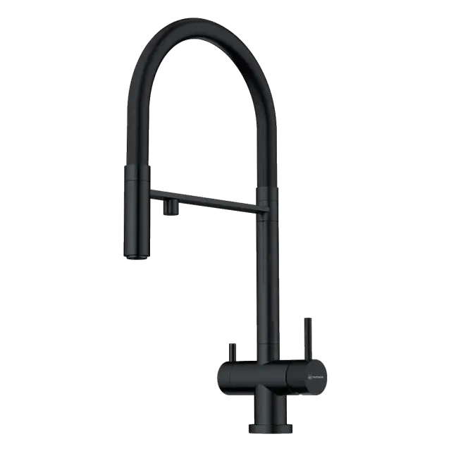 Смеситель для кухни Omoikiri KANTO-GB 4994356 цвет-графит, шланг-черный