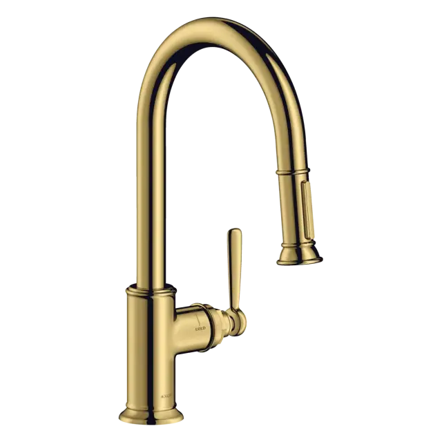 Смеситель для кухни AXOR Montreux 16581990 цвет-полированное золото