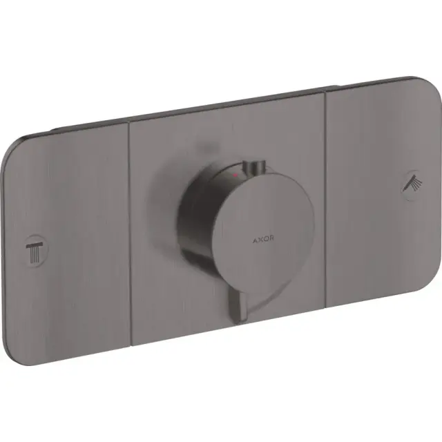 Термостат AXOR ONE 45712340 цвет-шлифованный черный хром