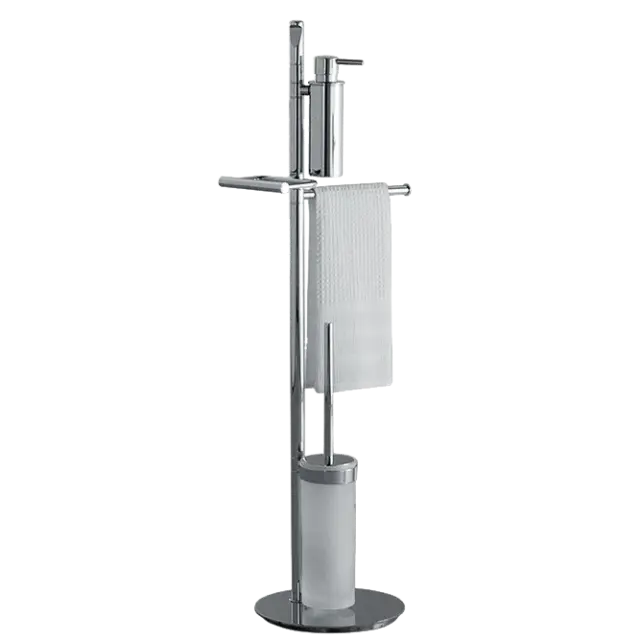 Стойка комбинированная Colombo Design PLANETS B9849 цвет-хром/матовое стекло