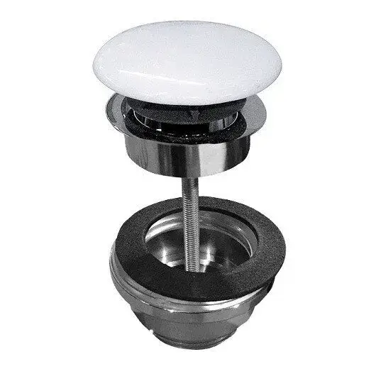 Донный клапан Scarabeo 10010/C/CR цвет-белый