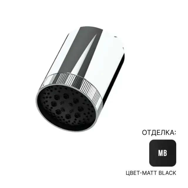 Верхний душ Almar BEAM 100 MULTIJET E044286.MB цвет-Matt Black
