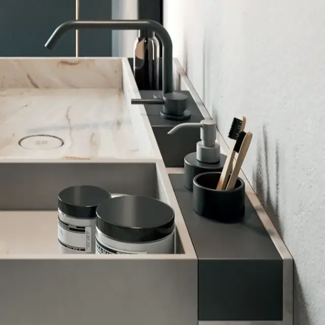 Дозатор Rexa Accessories for organizer A00ME00001 цвет-черный, держатель-METAL RAW EFFECT