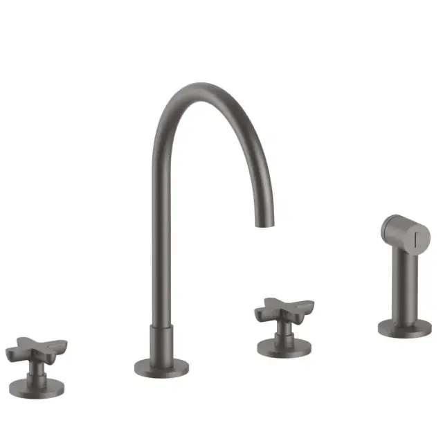 Смеситель для кухни Fantini ICONA CLASSIC 53.P5.R051 Matt Gun Metal PVD