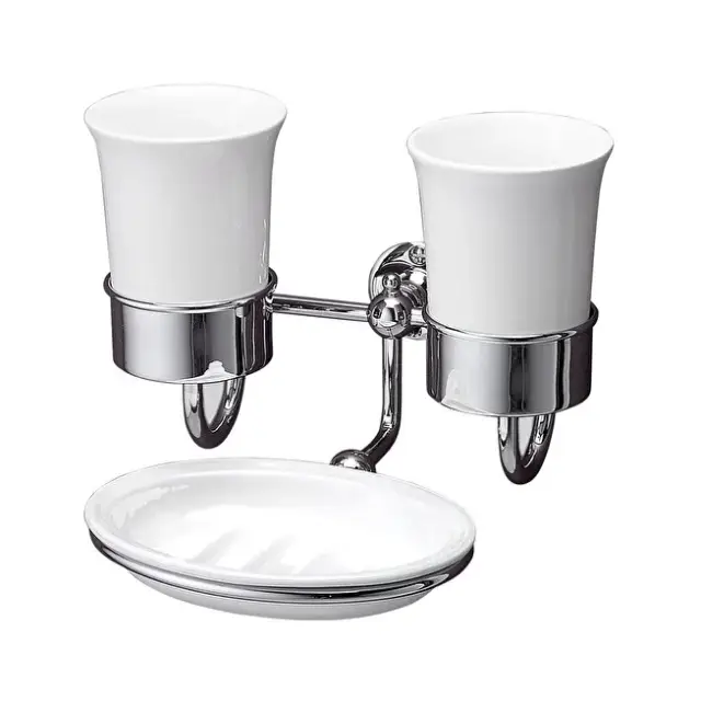 Двойной стакан и мыльница DEVON&DEVON First Class