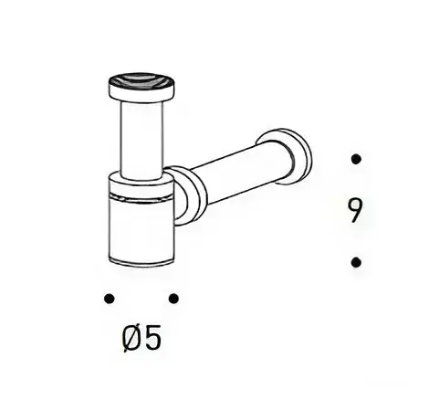 Сифон Arbi Millenium 5697 хром