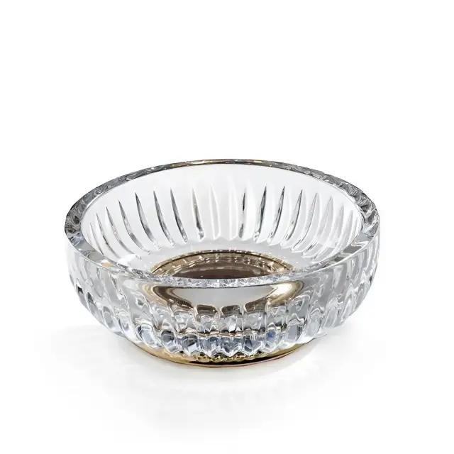 Мыльница 3SC Elegance EL01ACRGO цвет-clear crystal/matte gold