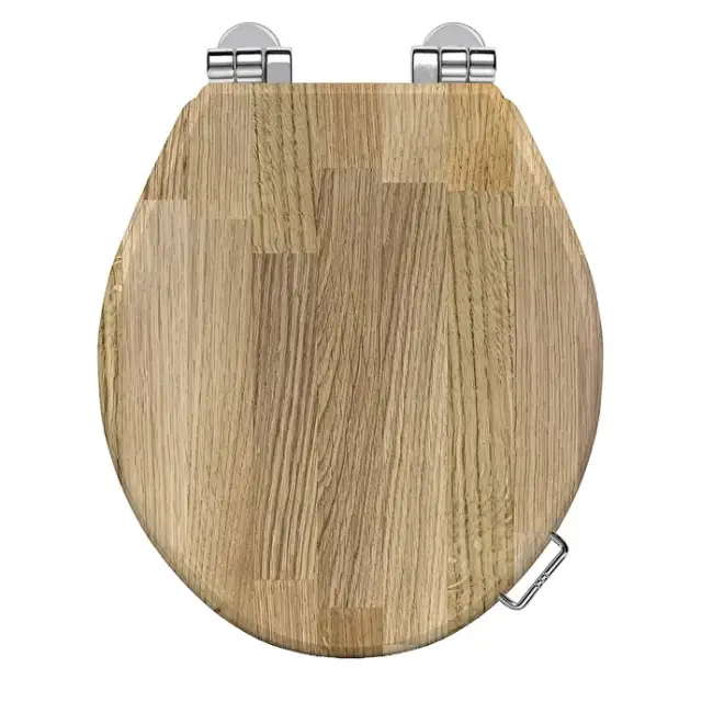 Сиденье для унитаза Devon&Devon Oxford 3IBSEOAKSTANDCR хром