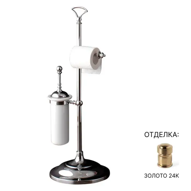 Ершик напольный с держателем туалетной бумаги DEVON&DEVON Single