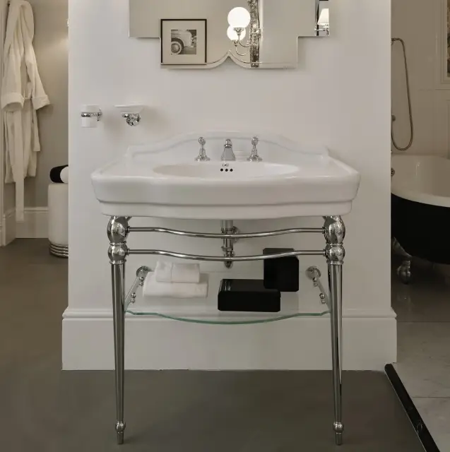 Консоль для ванной комнаты Devon&Devon MELODY JUNIOR DEMELODYJRBI3FCRTR консоль - хром