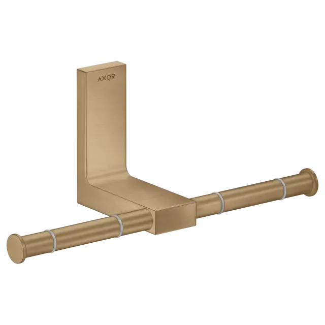 Держатель для туалетной бумаги AXOR UNIVERSAL RECTANGULAR 42657140 шлифованная бронза