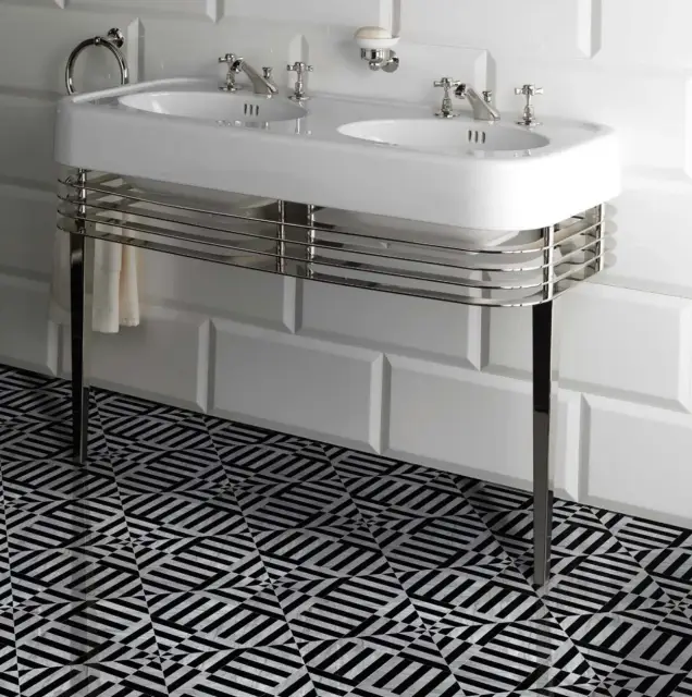 Консоль для ванной комнаты Devon&Devon WIDE BLUES DEWIDEBLUESCR консоль - хром