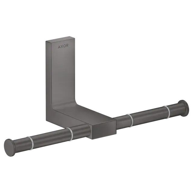 Держатель для туалетной бумаги AXOR UNIVERSAL RECTANGULAR 42657340 шлифованный черный хром