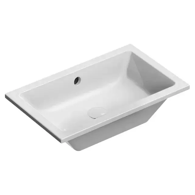 Раковина в ванную GSI KUBE X 89539PCS11 цвет-белый